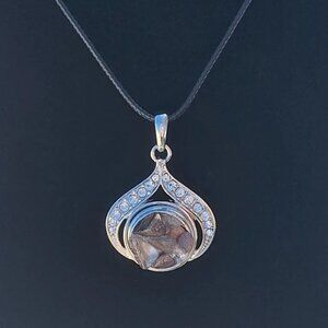Exquisite Phantom Crystal with 24 inch cord necklace
